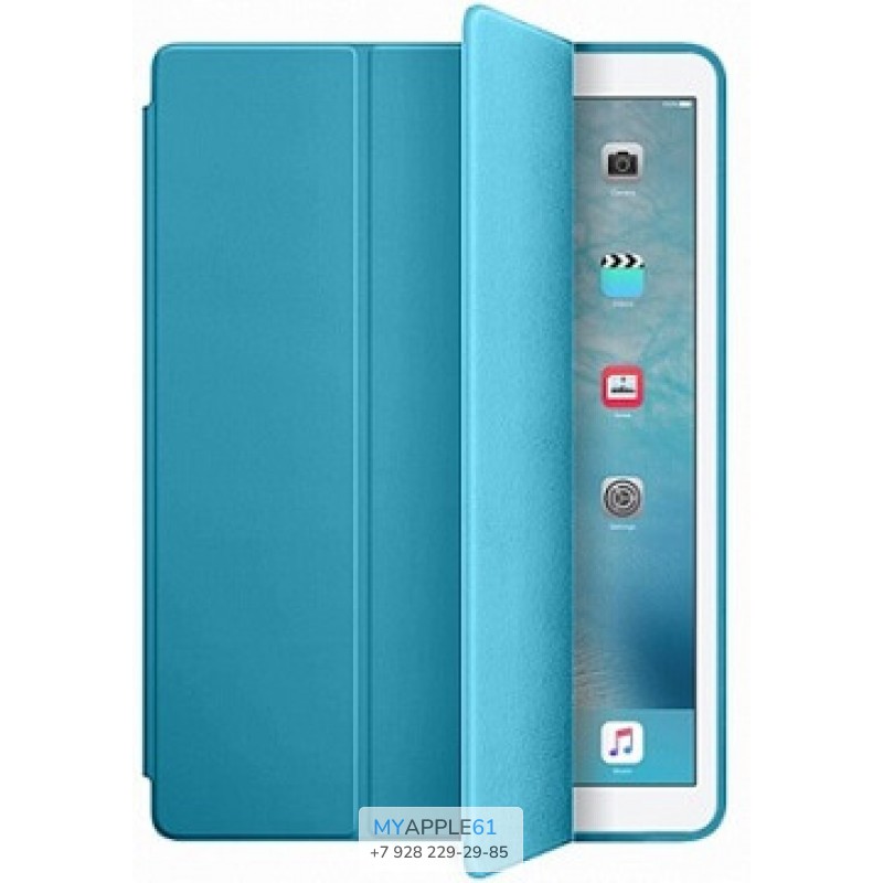 Кожаный кейс iPad Pro 12.9 Blue